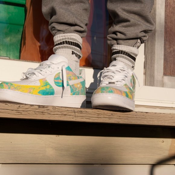 Hydro Dip Nike Air Force 1 - Picture 2 of 9